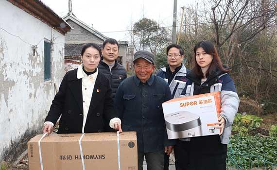 宿遷冬日送溫暖  關懷暖人心