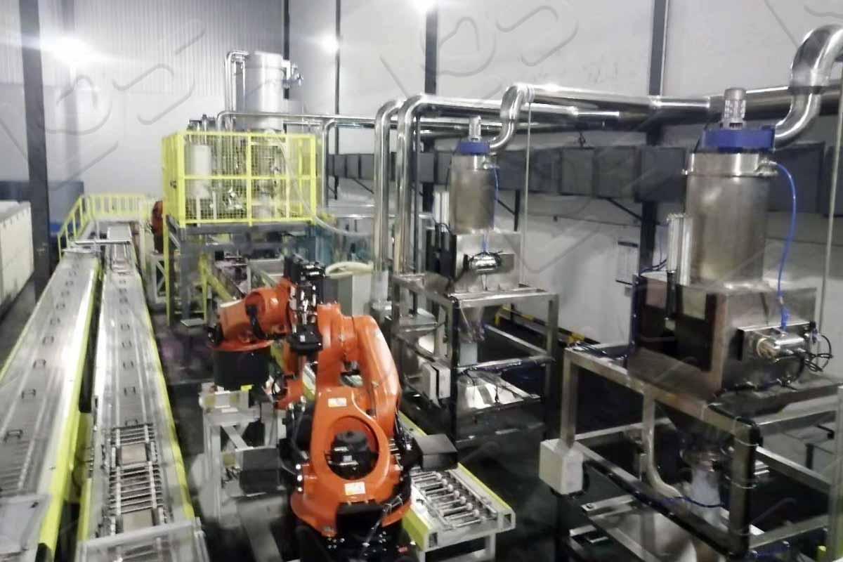 鋰電窯爐外軌自動(dòng)循壞線-安裝現(xiàn)場(chǎng)