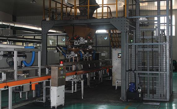 唐山鋰電窯爐外軌自動(dòng)循環(huán)線：鋰電翻缽機(jī)