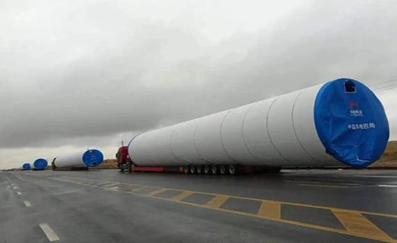 安陽中國水電四局大唐新疆塔城老風口25MW儲能項目配套100MW風電塔筒制作項目順利發(fā)貨完成