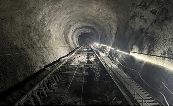 襄陽浙江天臺抽水蓄能電站國內最長引水斜井順利擴挖完成