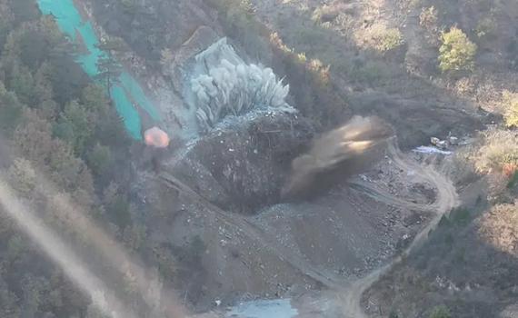 襄陽河北遷西抽水蓄能電站順利完成首次爆破