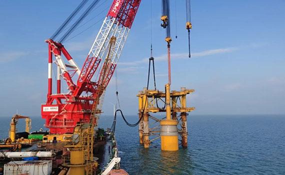 安陽華能臨高海上風電場項目單樁基礎沉樁施工圓滿收官