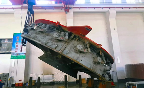 唐山烏金峽水電站3號機組檢修工作正式進入回裝階段