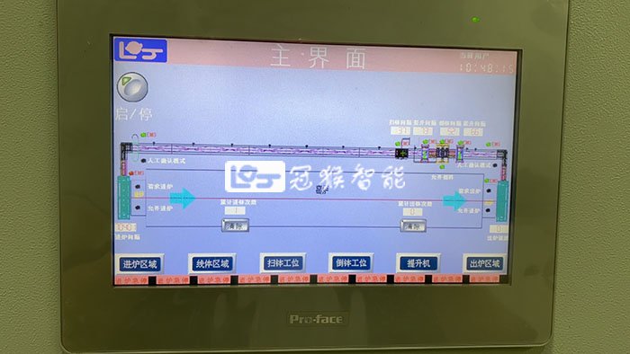 鋰電窯爐外圍自動循環線